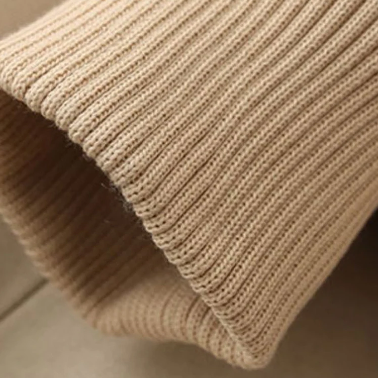 Abrigos cálidos sólidos sueltos para mujer, abrigo informal grueso con cremallera, cuello alto, ropa de calle elegante Harajuku para mujer, Invierno 6