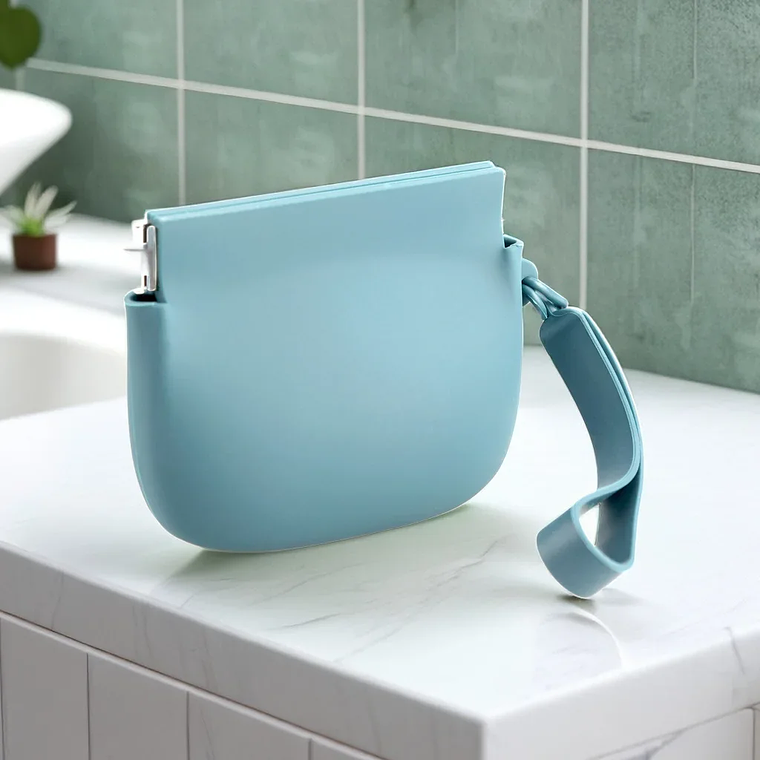 1 bolsa de silicona para aperitivos para perros, bolsa portátil para aperitivos para mascotas, fácil de limpiar e impermeable, práctica bolsa de comida para mascotas para adiestramiento al aire lib 8