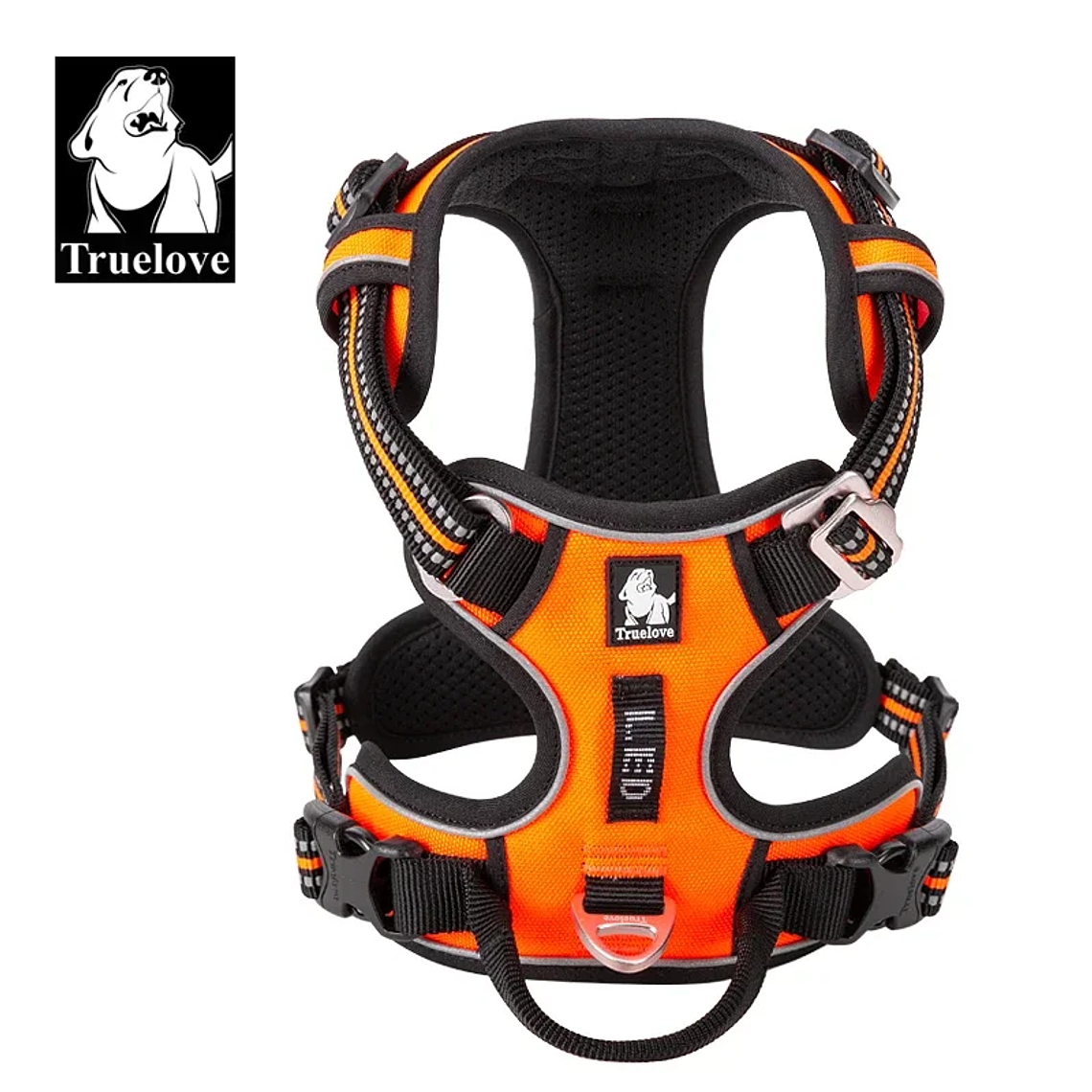 Truelove-arnés reflectante de nailon para perros, chaleco sin tirones, camiseta interior suave ajustable para perros medianos y grandes, para caminar y correr, TLH56512 7