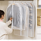 Funda antipolvo para colgar ropa, funda para vestido de novia, bolsa de almacenamiento para abrigo de traje, organizador de bolsas de ropa, organizador de ropa colgante para armario - Thumbnail 14