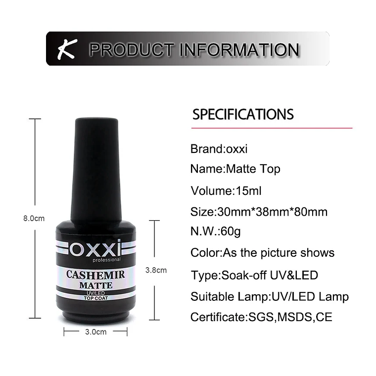 OXXI, nuevo abrigo superior mate de terciopelo, barniz de Gel UV semipermanente para uñas, diseño artístico de uñas híbrido, Base y parte superior de goma Led mate Gellak 11