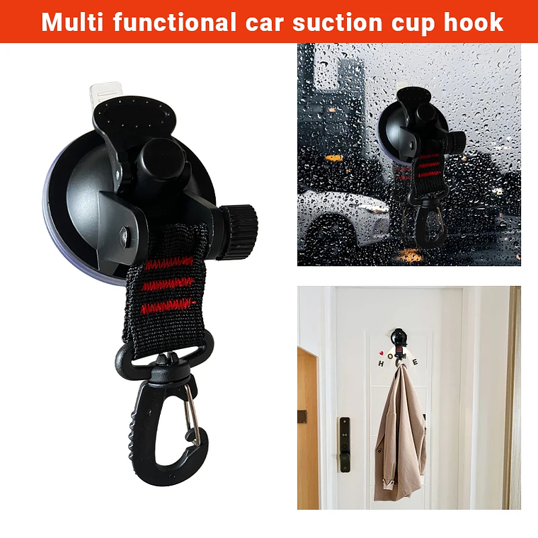 Ganchos de fijación para tienda de campaña, 6/8/10 Uds., para coche, viaje, escalada, perchero portátil para ropa, perchas de alta resistencia al vacío, ventosas para Camper 5