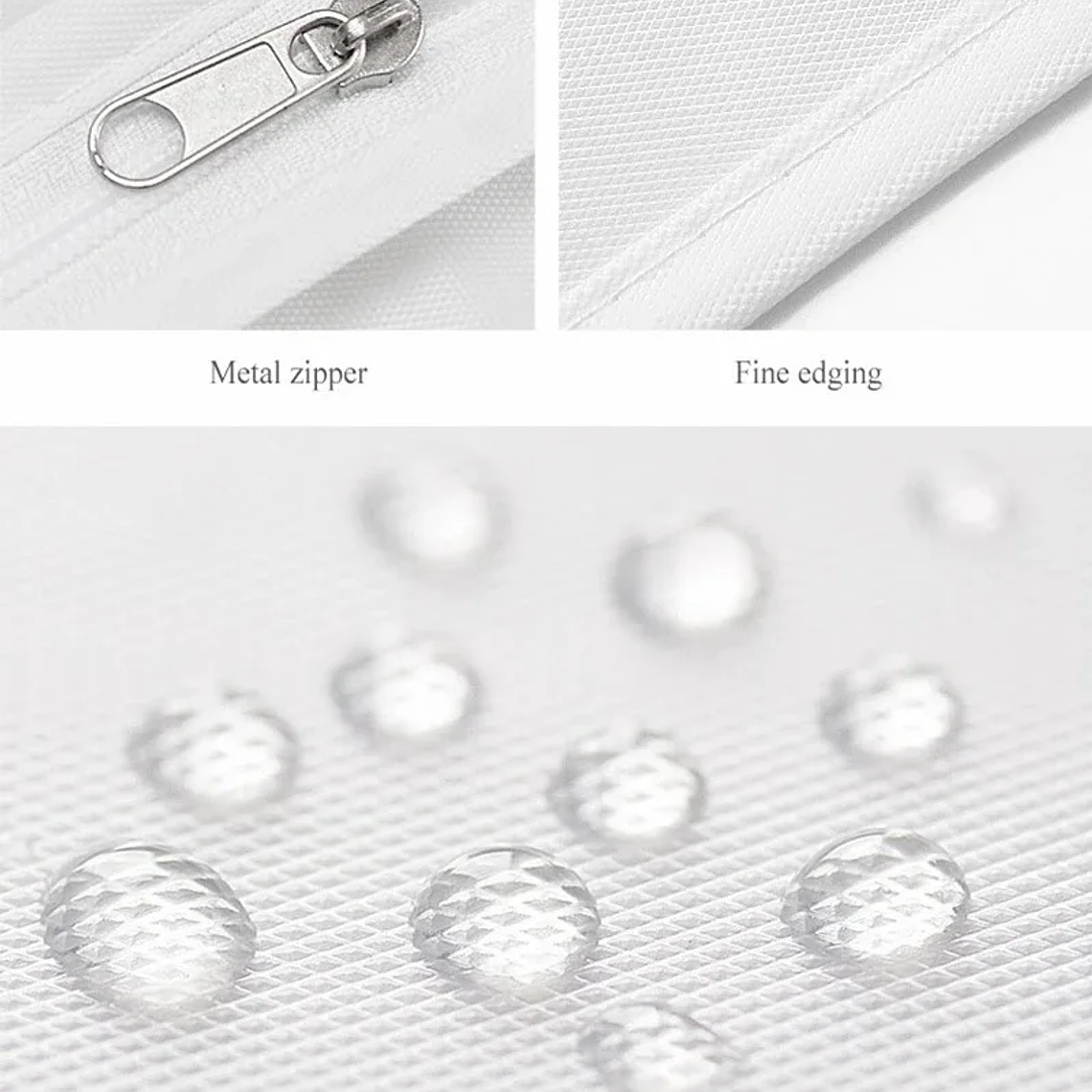 Funda antipolvo para colgar ropa, funda para vestido de novia, bolsa de almacenamiento para abrigo de traje, organizador de bolsas de ropa, organizador de ropa colgante para armario 15