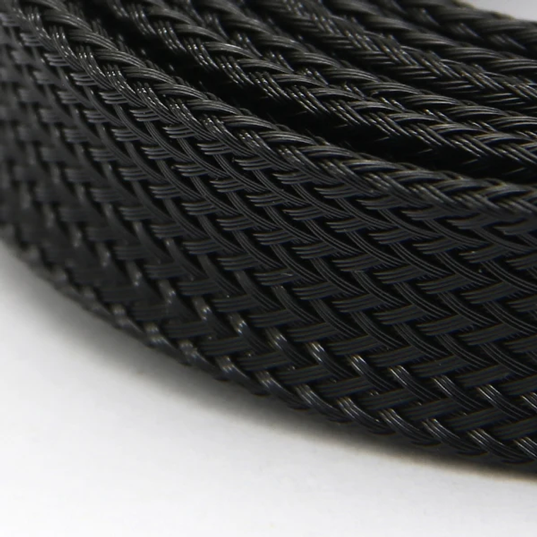 10/50m 2 4 6 8 10 12 14 16 18 20mm PET de alta densidad trenzado funda expandible envoltura de alambre funda protectora de Cable aislada de nailon 10