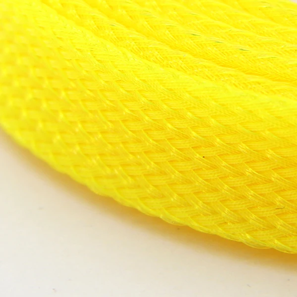 10/50m 2 4 6 8 10 12 14 16 18 20mm PET de alta densidad trenzado funda expandible envoltura de alambre funda protectora de Cable aislada de nailon 12