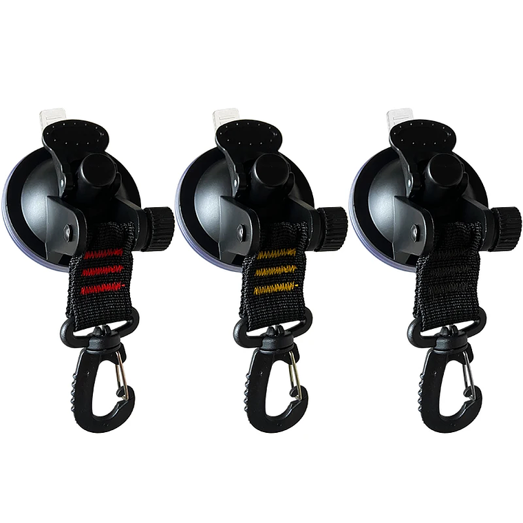 Ganchos de fijación para tienda de campaña, 6/8/10 Uds., para coche, viaje, escalada, perchero portátil para ropa, perchas de alta resistencia al vacío, ventosas para Camper 6