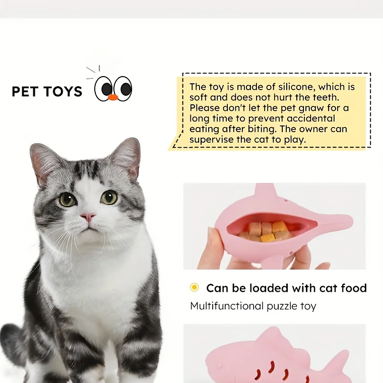 Juguete con dispensador de golosinas en forma: diseño duradero resistente a mordeduras, entretenimiento para ocultar alimentos y rechinar los dientes, juguete de silicona para mascotas 11