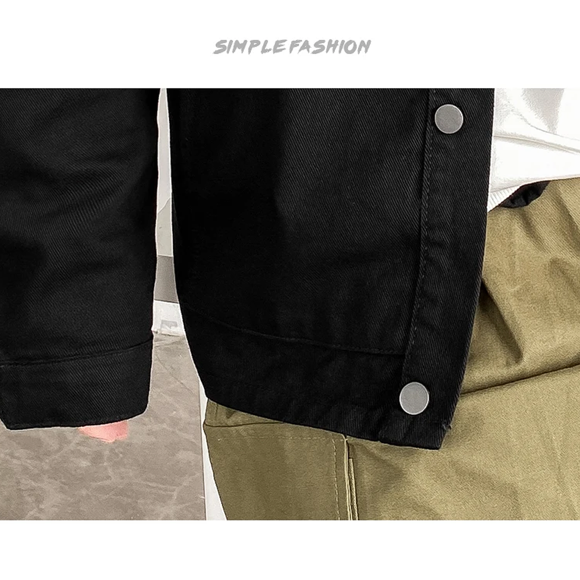 Chaquetas de mezclilla para hombre, abrigos sólidos con cuello vuelto, manga larga, un solo pecho, punto abierto, chaqueta informal sencilla para invierno 2024 14