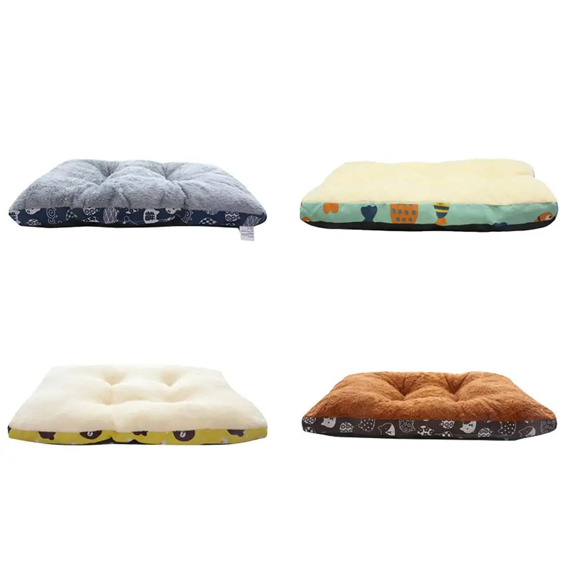 Alfombrilla de cama de algodón puro para perro y gato, colchón cálido de invierno, diseño antideslizante, lavable a máquina, Ma 15
