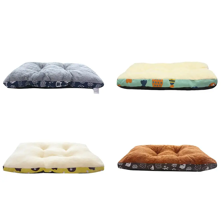 Alfombrilla de cama de algodón puro para perro y gato, colchón cálido de invierno, diseño antideslizante, lavable a máquina, Ma 15
