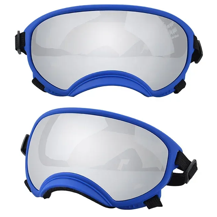 ATUBAN Gafas para perros Anti UV Fuerte resistencia al impacto Ajustable Elástico Cachorro Gafas para perros de razas grandes Gafas de sol transpirables para mascotas 13