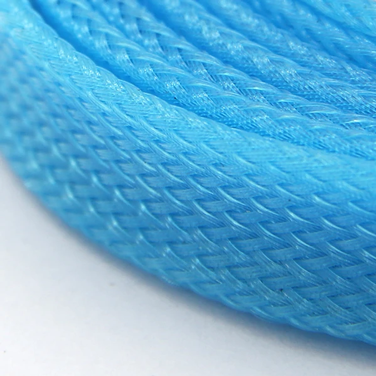 10/50m 2 4 6 8 10 12 14 16 18 20mm PET de alta densidad trenzado funda expandible envoltura de alambre funda protectora de Cable aislada de nailon 14