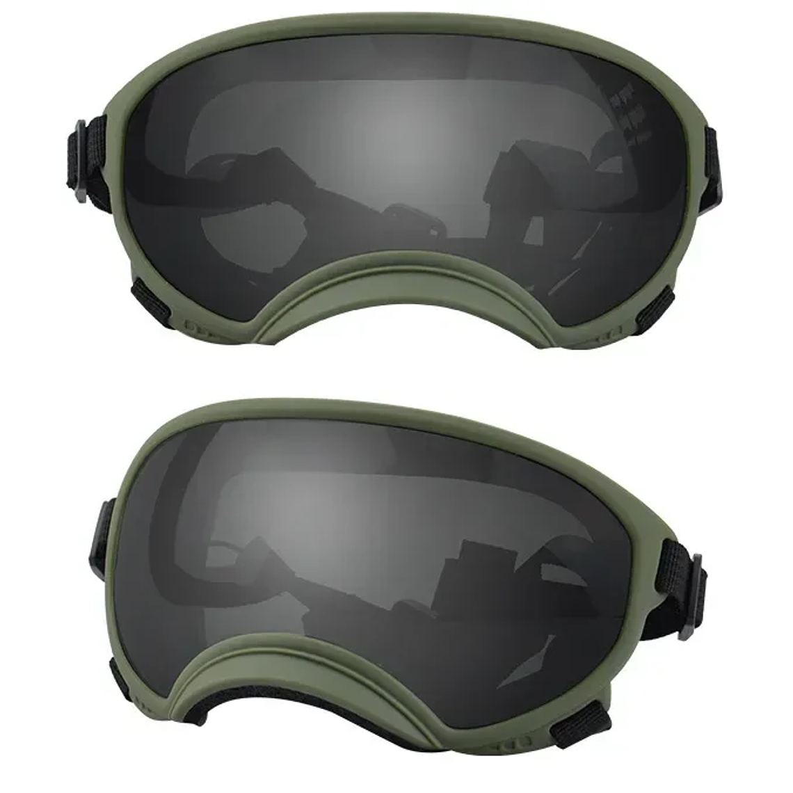 ATUBAN Gafas para perros Anti UV Fuerte resistencia al impacto Ajustable Elástico Cachorro Gafas para perros de razas grandes Gafas de sol transpirables para mascotas 18