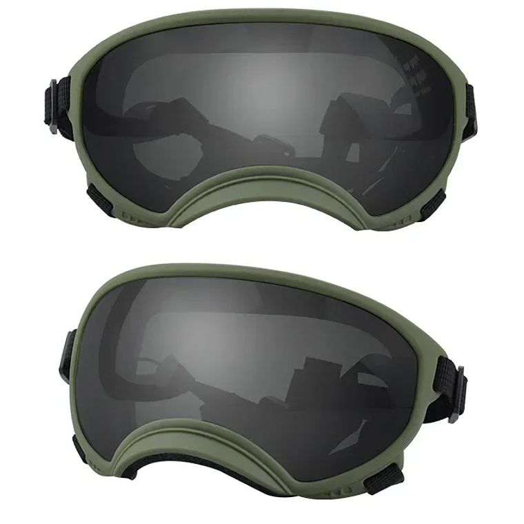 ATUBAN Gafas para perros Anti UV Fuerte resistencia al impacto Ajustable Elástico Cachorro Gafas para perros de razas grandes Gafas de sol transpirables para mascotas 18