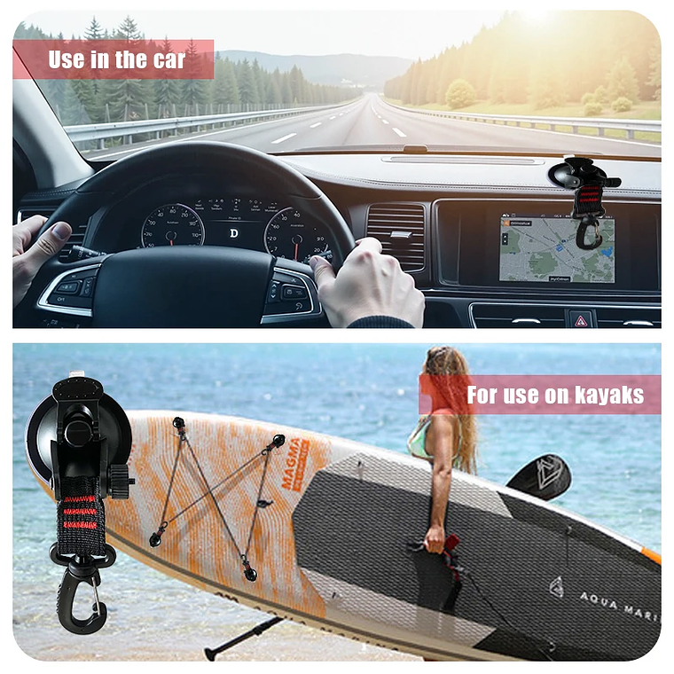 Ganchos de fijación para tienda de campaña, 6/8/10 Uds., para coche, viaje, escalada, perchero portátil para ropa, perchas de alta resistencia al vacío, ventosas para Camper 16