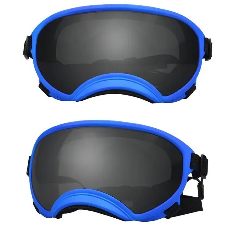 ATUBAN Gafas para perros Anti UV Fuerte resistencia al impacto Ajustable Elástico Cachorro Gafas para perros de razas grandes Gafas de sol transpirables para mascotas 19