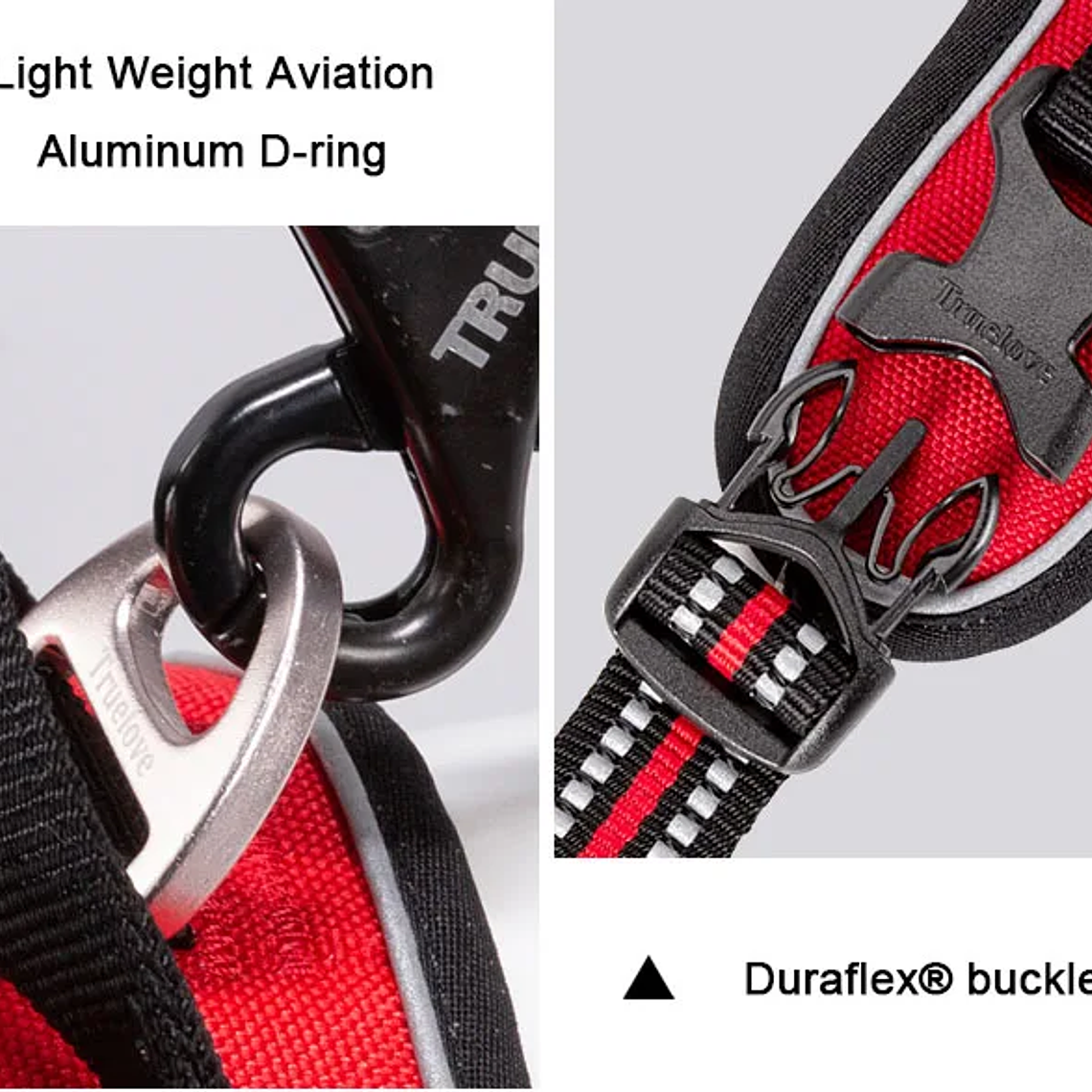 Truelove-arnés reflectante de nailon para perros, chaleco sin tirones, camiseta interior suave ajustable para perros medianos y grandes, para caminar y correr, TLH56512 23