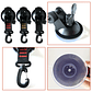 Ganchos de fijación para tienda de campaña, 6/8/10 Uds., para coche, viaje, escalada, perchero portátil para ropa, perchas de alta resistencia al vacío, ventosas para Camper - thumbnail 18