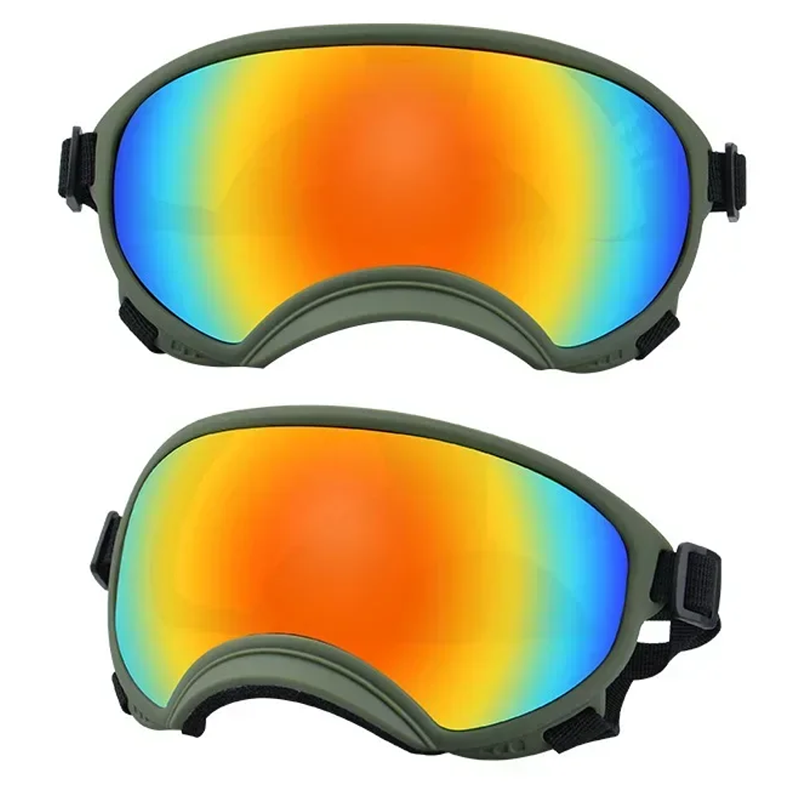 ATUBAN Gafas para perros Anti UV Fuerte resistencia al impacto Ajustable Elástico Cachorro Gafas para perros de razas grandes Gafas de sol transpirables para mascotas 22