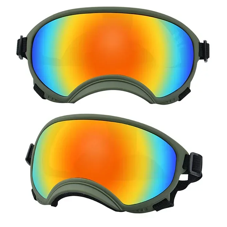 ATUBAN Gafas para perros Anti UV Fuerte resistencia al impacto Ajustable Elástico Cachorro Gafas para perros de razas grandes Gafas de sol transpirables para mascotas 22