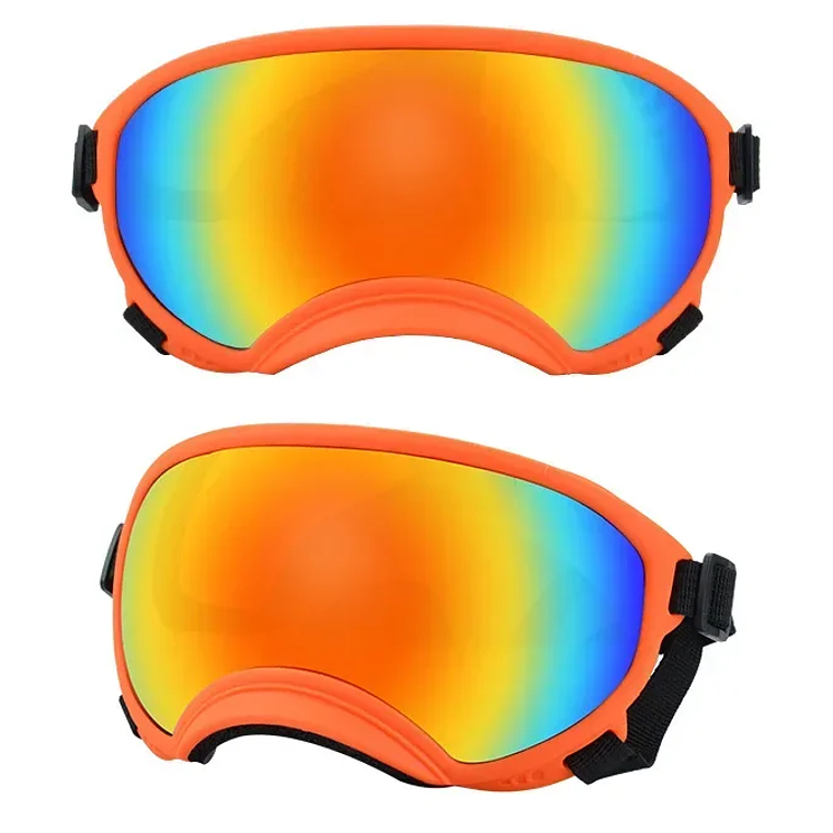 ATUBAN Gafas para perros Anti UV Fuerte resistencia al impacto Ajustable Elástico Cachorro Gafas para perros de razas grandes Gafas de sol transpirables para mascotas 23
