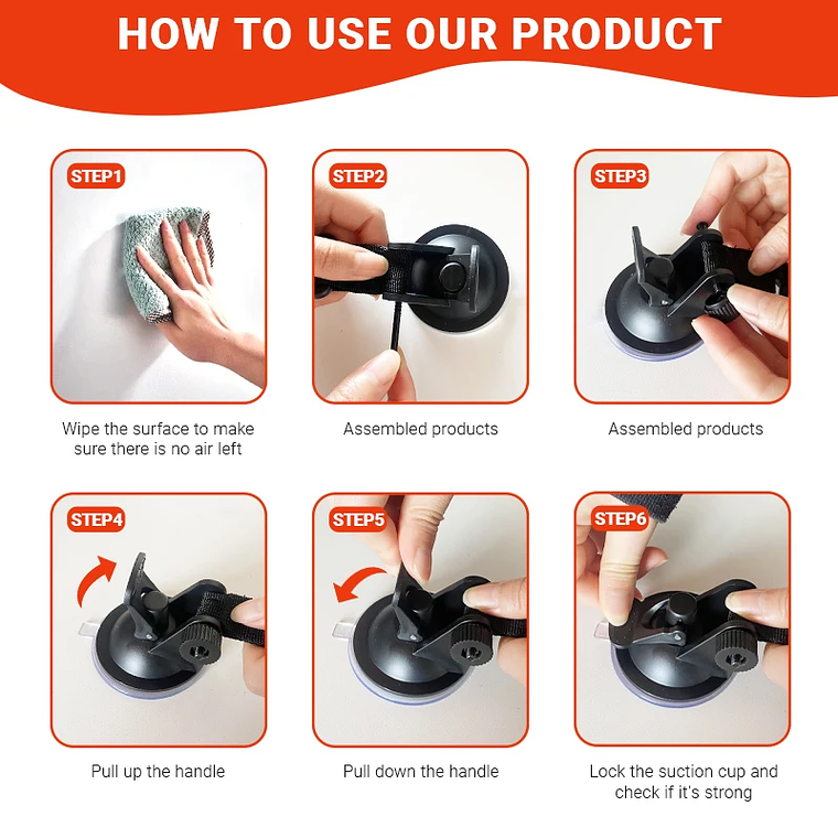 Ganchos de fijación para tienda de campaña, 6/8/10 Uds., para coche, viaje, escalada, perchero portátil para ropa, perchas de alta resistencia al vacío, ventosas para Camper 21