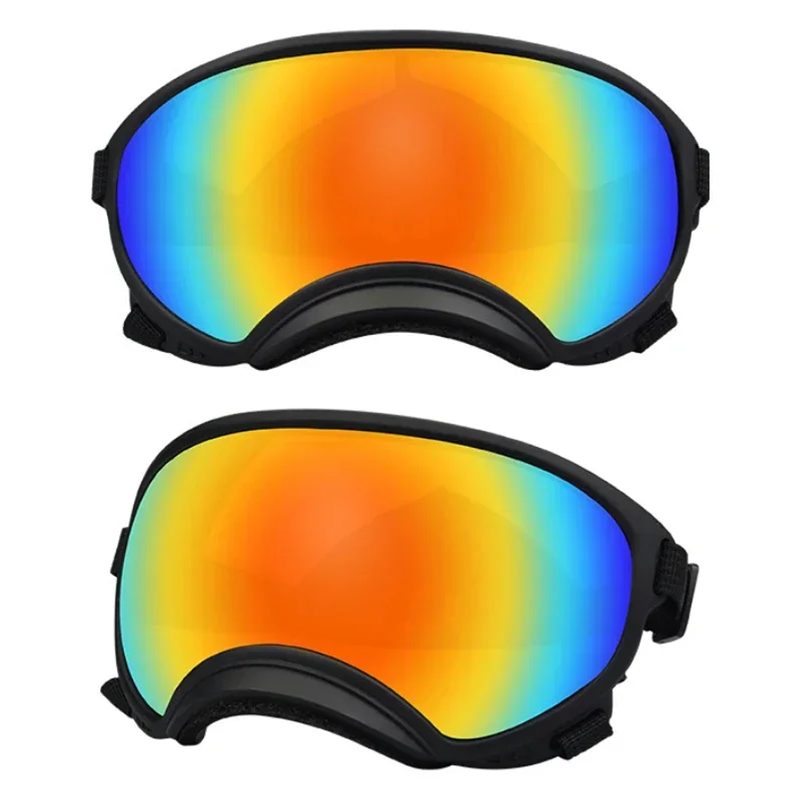 ATUBAN Gafas para perros Anti UV Fuerte resistencia al impacto Ajustable Elástico Cachorro Gafas para perros de razas grandes Gafas de sol transpirables para mascotas 25