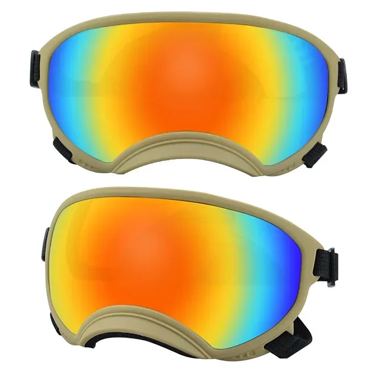 ATUBAN Gafas para perros Anti UV Fuerte resistencia al impacto Ajustable Elástico Cachorro Gafas para perros de razas grandes Gafas de sol transpirables para mascotas 30