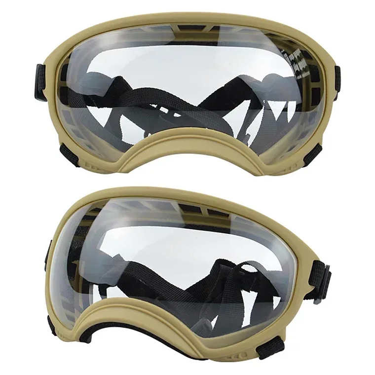 ATUBAN Gafas para perros Anti UV Fuerte resistencia al impacto Ajustable Elástico Cachorro Gafas para perros de razas grandes Gafas de sol transpirables para mascotas 32