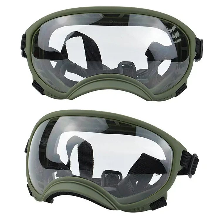 ATUBAN Gafas para perros Anti UV Fuerte resistencia al impacto Ajustable Elástico Cachorro Gafas para perros de razas grandes Gafas de sol transpirables para mascotas 35