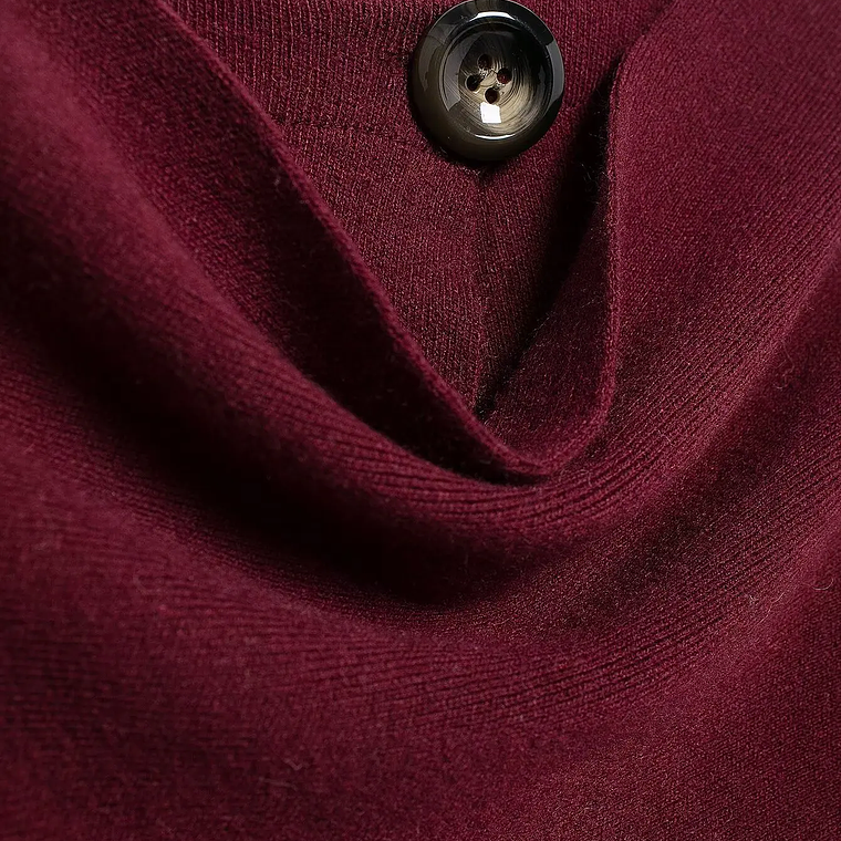 HH bufanda asimétrica de moda abrigo de punto para mujer invierno cálido manga larga un solo botón chaqueta corta de lana suelta para mujer 36