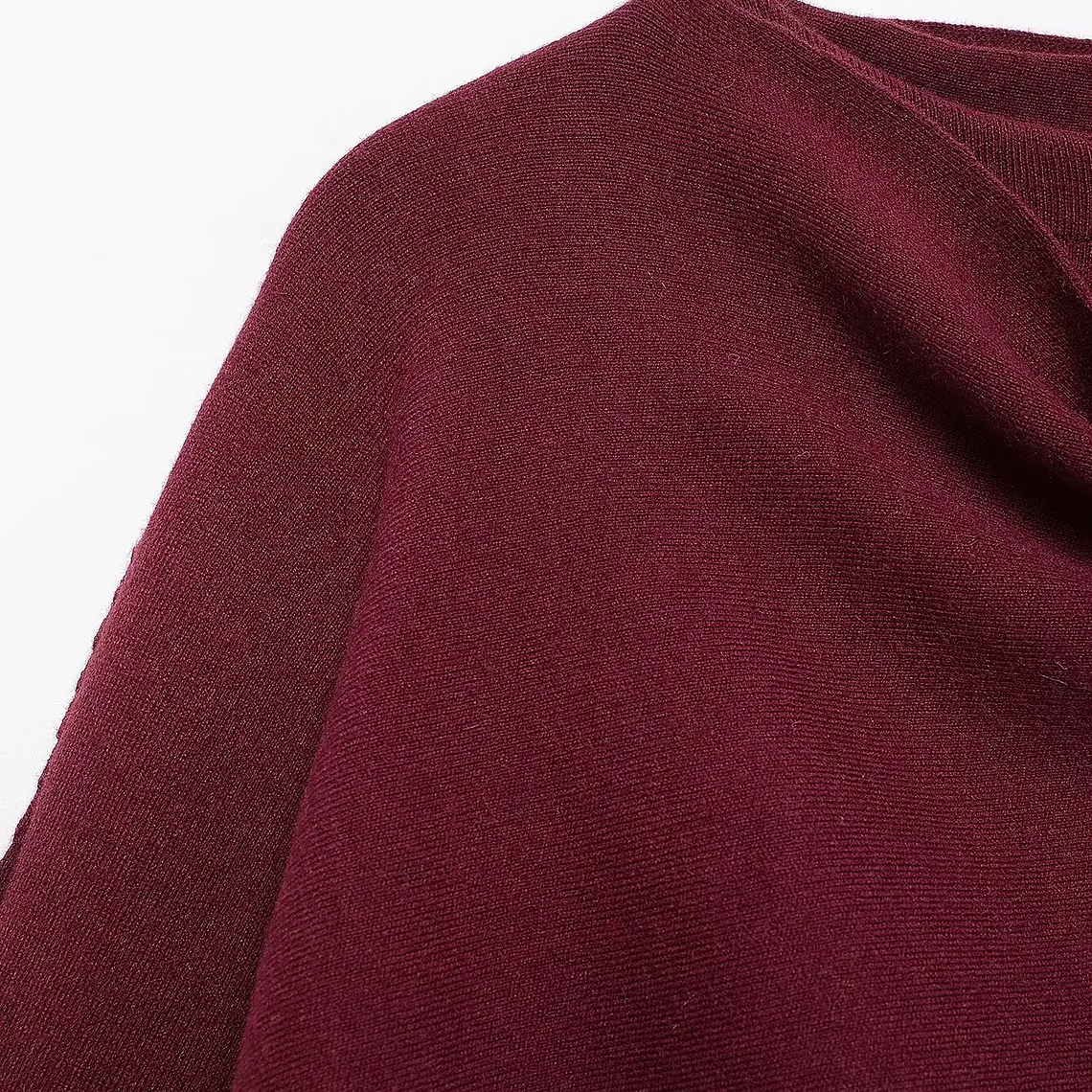 HH bufanda asimétrica de moda abrigo de punto para mujer invierno cálido manga larga un solo botón chaqueta corta de lana suelta para mujer 37