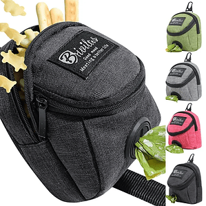 Bolsa de entrenamiento portátil para perros, bolsa de golosinas para perros al aire libre, bolsa de cintura de recompensa para aperitivos para cachorros, dispensador de bolsas para excrementos de per
