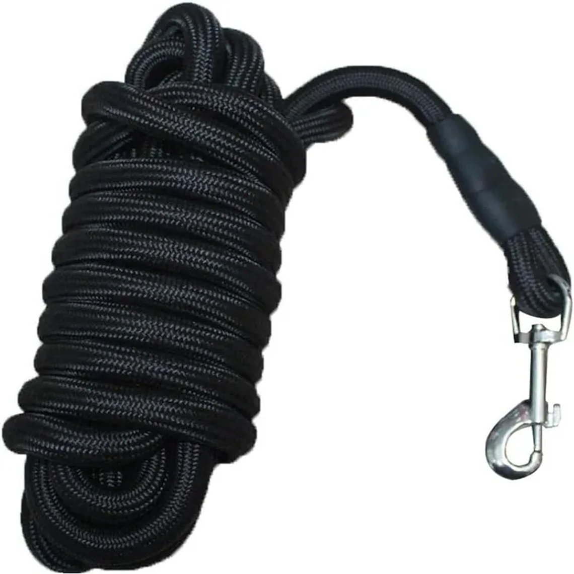 Correa de nailon para perros pequeños, medianos y grandes, cuerda redonda de seguimiento largo para caminar al aire libre, entrenamiento de mascotas, 5m, 10m, 15m 2