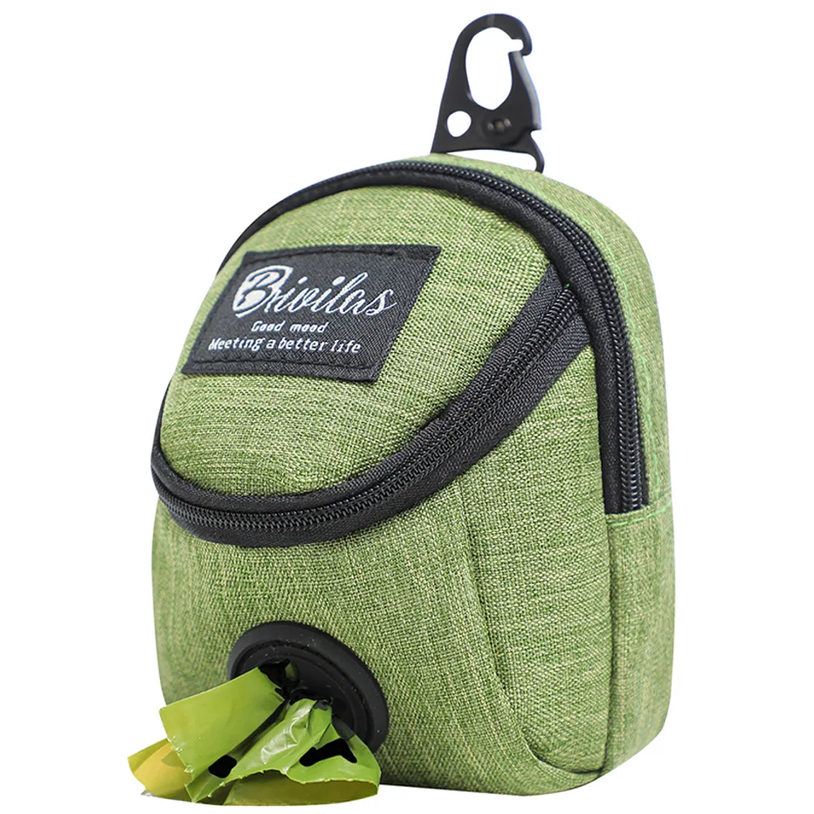 Bolsa de entrenamiento portátil para perros, bolsa de golosinas para perros al aire libre, bolsa de cintura de recompensa para aperitivos para cachorros, dispensador de bolsas para excrementos de per 9