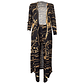 Conjunto de 2 piezas de verano para mujer, cárdigan, gabardina larga y pantalón ajustado, traje informal, trajes bohemios sexys de dos piezas 2023 - thumbnail 13