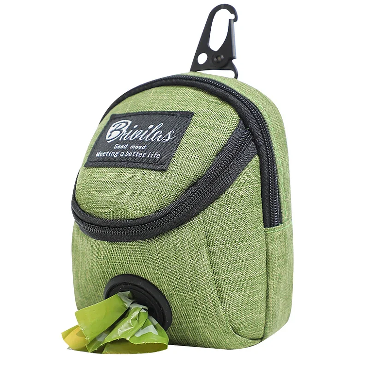 Bolsa de entrenamiento portátil para perros, bolsa de golosinas para perros al aire libre, bolsa de cintura de recompensa para aperitivos para cachorros, dispensador de bolsas para excrementos de per 17