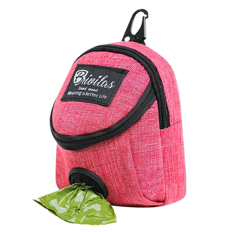 Bolsa de entrenamiento portátil para perros, bolsa de golosinas para perros al aire libre, bolsa de cintura de recompensa para aperitivos para cachorros, dispensador de bolsas para excrementos de per 18