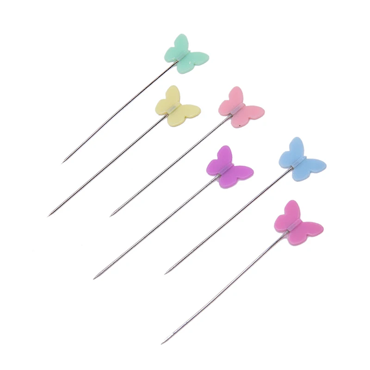 100 unids/lote accesorios de costura Pin de retales con caja DIY alfileres de cabeza de botón DIY 13