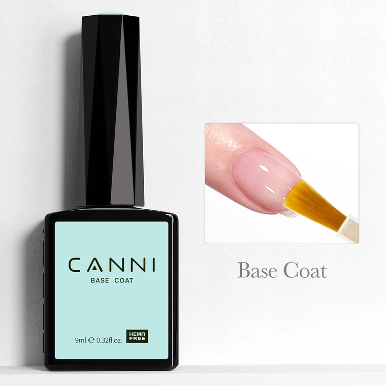 CANNI HEMA/TPO FREE 9ML capa Base de imprimación capa superior y Base de esmalte de Gel de Color remojo UV LED Gel de manicura líquido de uñas de secado rápido DIY 9