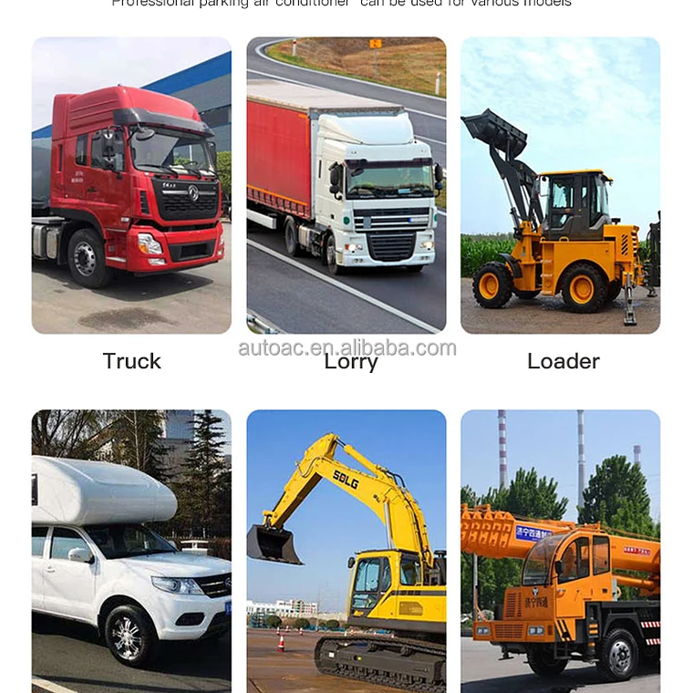 Treeligo 10500BTU aire acondicionado de refrigeración de estacionamiento eléctrico para coche 12V/24V unidad de aire acondicionado de aire dividido para camión caravana Camper Van RV 10