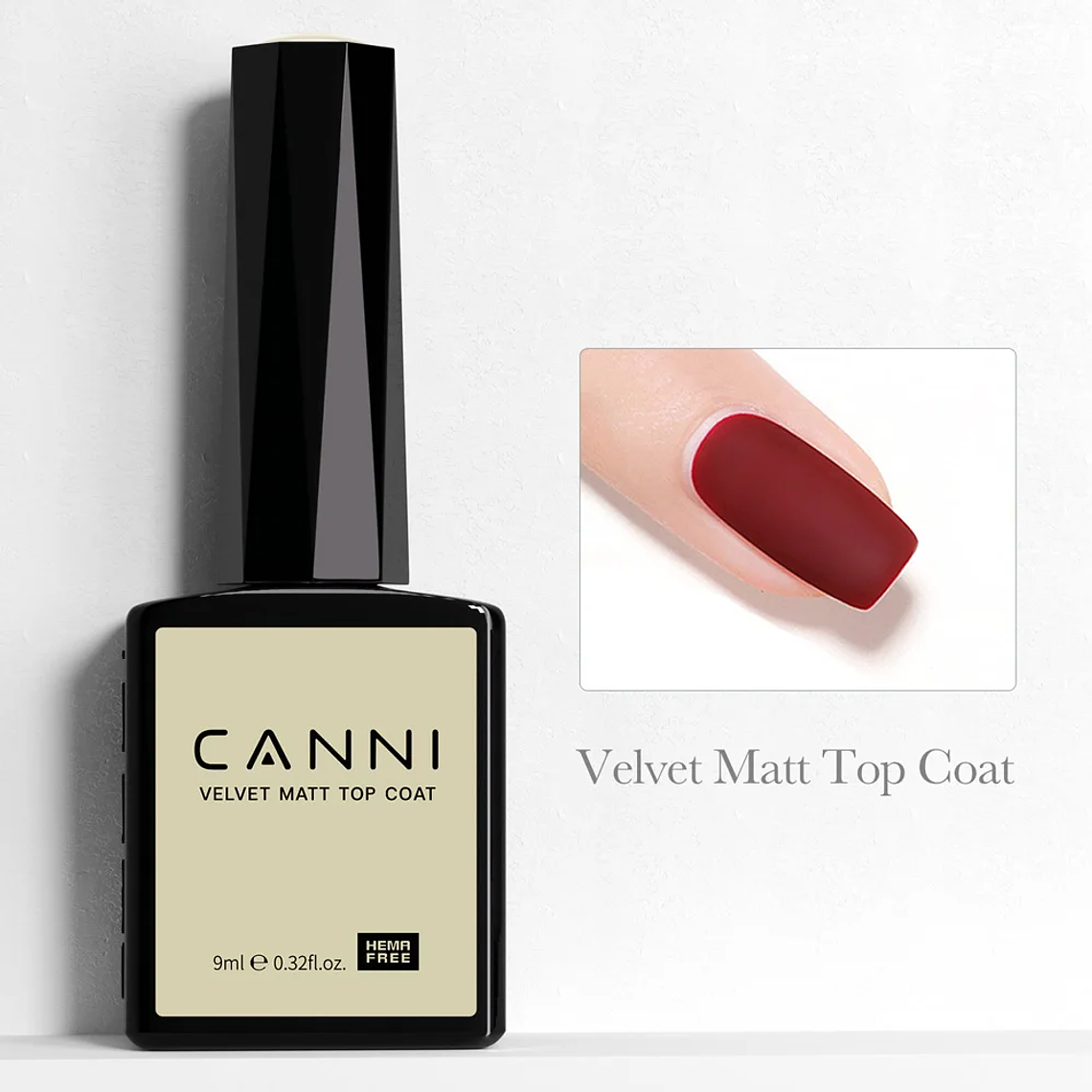 CANNI HEMA/TPO FREE 9ML capa Base de imprimación capa superior y Base de esmalte de Gel de Color remojo UV LED Gel de manicura líquido de uñas de secado rápido DIY 12