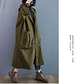 Gabardina de gran tamaño para primavera y otoño para mujer, cortavientos holgado y versátil con capucha, abrigo largo para mujer, chaqueta con bolsillo B - Miniatura 24