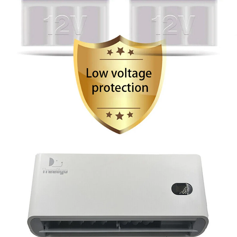 Treeligo 10500BTU aire acondicionado de refrigeración de estacionamiento eléctrico para coche 12V/24V unidad de aire acondicionado de aire dividido para camión caravana Camper Van RV 16