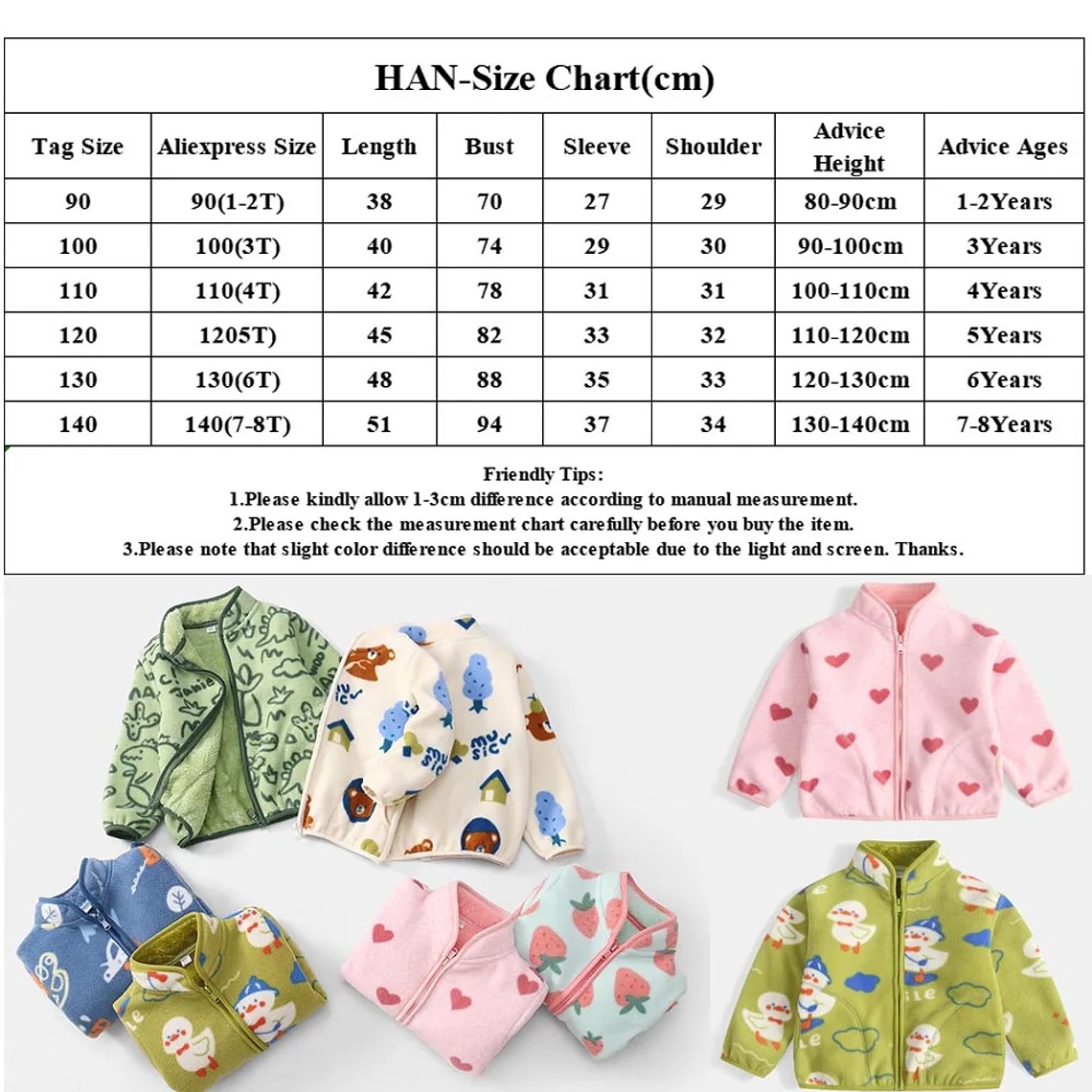 Abrigos de dibujos animados para niños, moda de otoño, ropa para niños de 1 a 2, 4, 6, 8 años, chaqueta de lana cálida para invierno para bebés y niñas 14