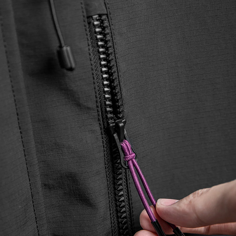 Maden Chaqueta con capucha funcional informal con múltiples bolsillos Abrigo deportivo al aire libre suelto negro para chaqueta versátil de primavera y otoño para hombres 24