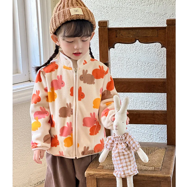 Abrigos de dibujos animados para niños, moda de otoño, ropa para niños de 1 a 2, 4, 6, 8 años, chaqueta de lana cálida para invierno para bebés y niñas 22