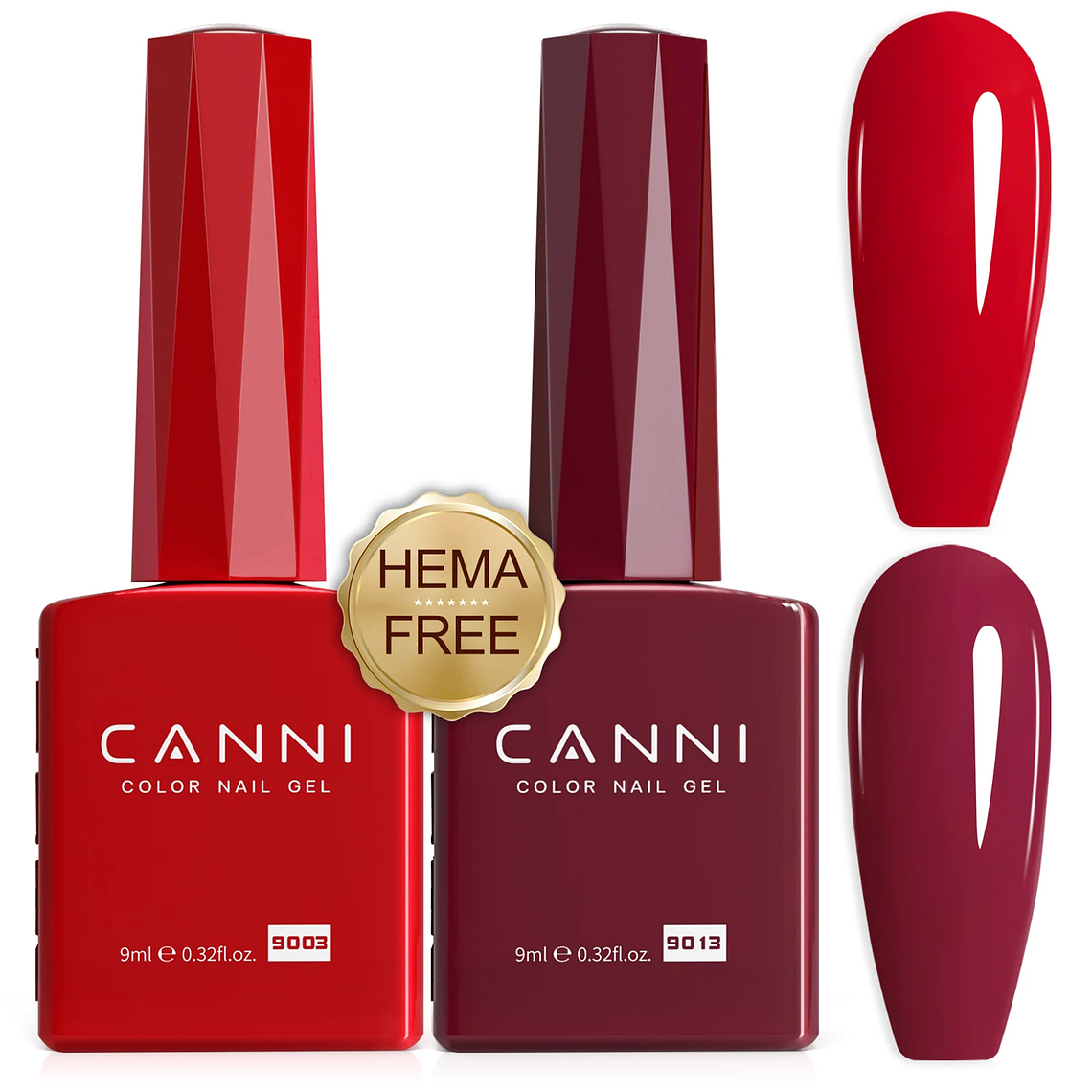 CANNI HEMA/TPO FREE 9ML capa Base de imprimación capa superior y Base de esmalte de Gel de Color remojo UV LED Gel de manicura líquido de uñas de secado rápido DIY 24