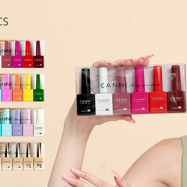 CANNI HEMA/TPO FREE 9ML capa Base de imprimación capa superior y Base de esmalte de Gel de Color remojo UV LED Gel de manicura líquido de uñas de secado rápido DIY 26