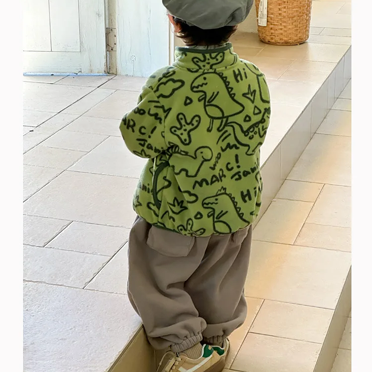 Abrigos de dibujos animados para niños, moda de otoño, ropa para niños de 1 a 2, 4, 6, 8 años, chaqueta de lana cálida para invierno para bebés y niñas 30